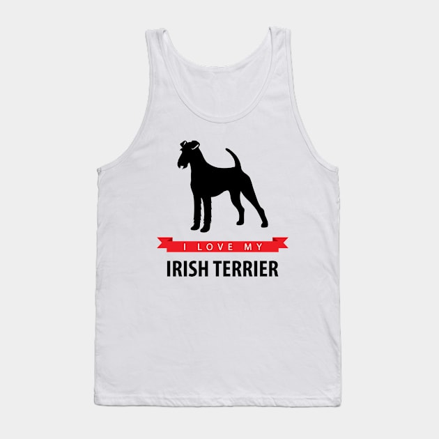 I Love My Irish Terrier Tank Top by millersye